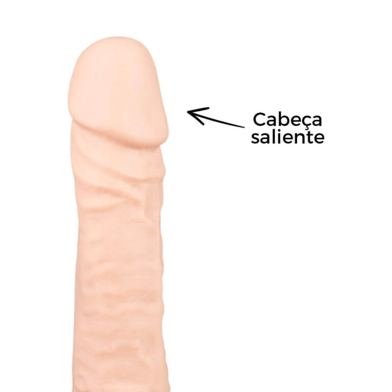 Pênis Médio 17cm x 4cm Bege - Imagem 10