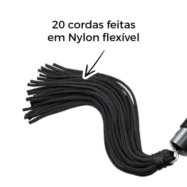 Chicote 20 Cordas 32cm de Nylon - Imagem 4