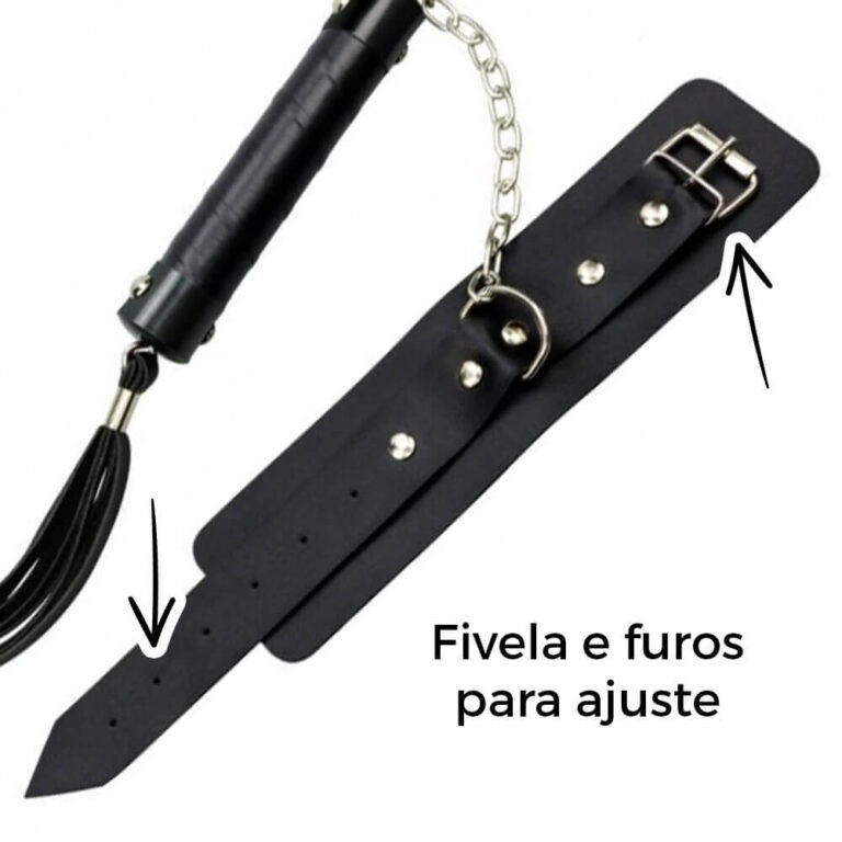 Bracelete com Chicote 10 tiras 40cm - Imagem 7
