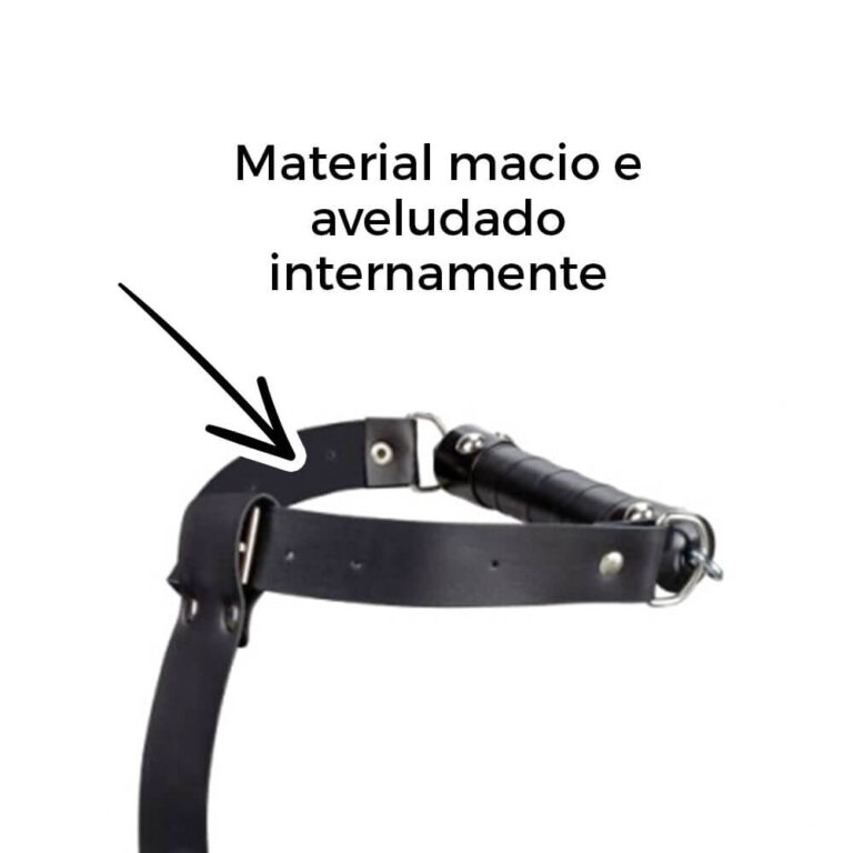 Kit Mordaça bastão + Algemas - Imagem 7