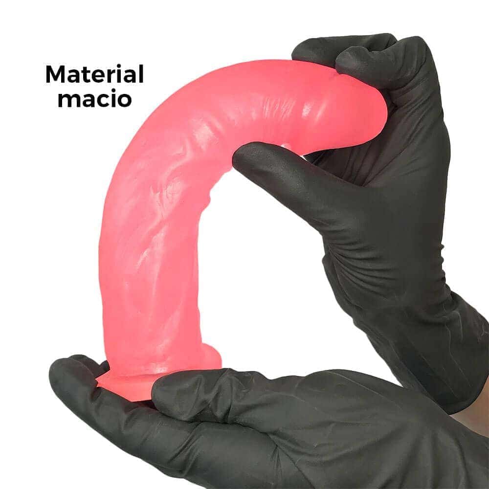Pênis Grande 19cm x 3,8cm Colorido Rosa - Imagem 4