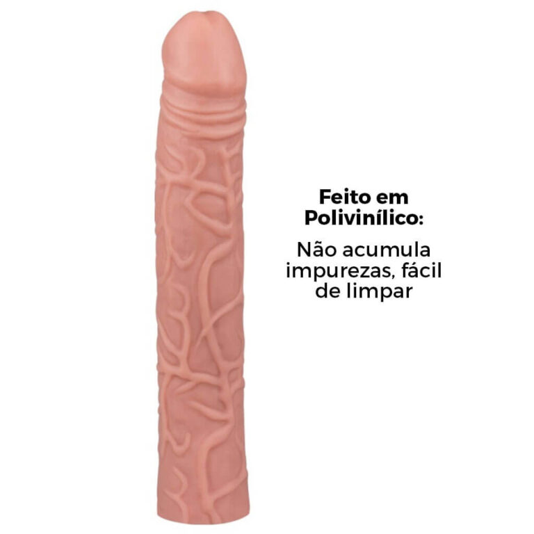 Pênis Grande 26cm x 4cm Bege - Imagem 8