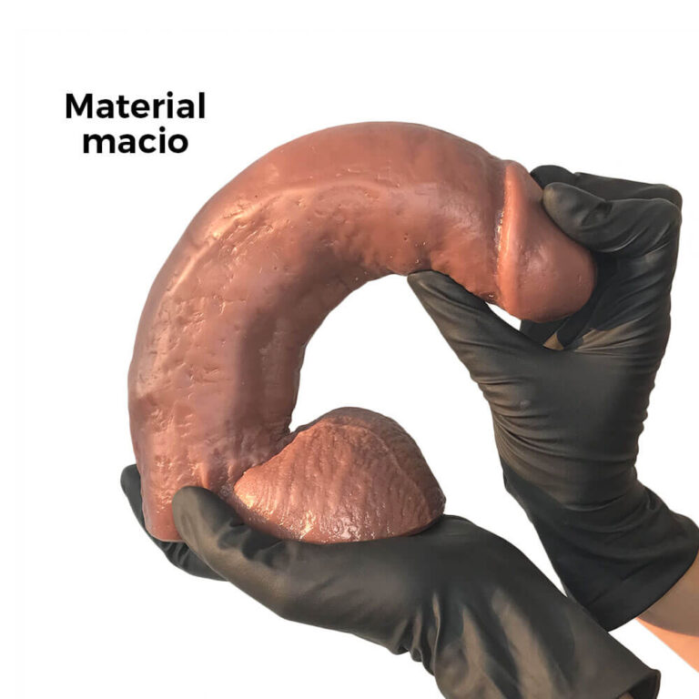 Pênis Grande 26,5cm x 6cm Marrom - Imagem 5