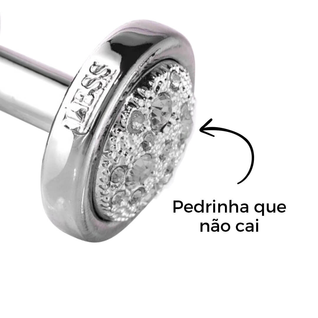 Plug Anal Leve sem Metal Pedra Prata - Pequeno Feito em ABS - Imagem 13