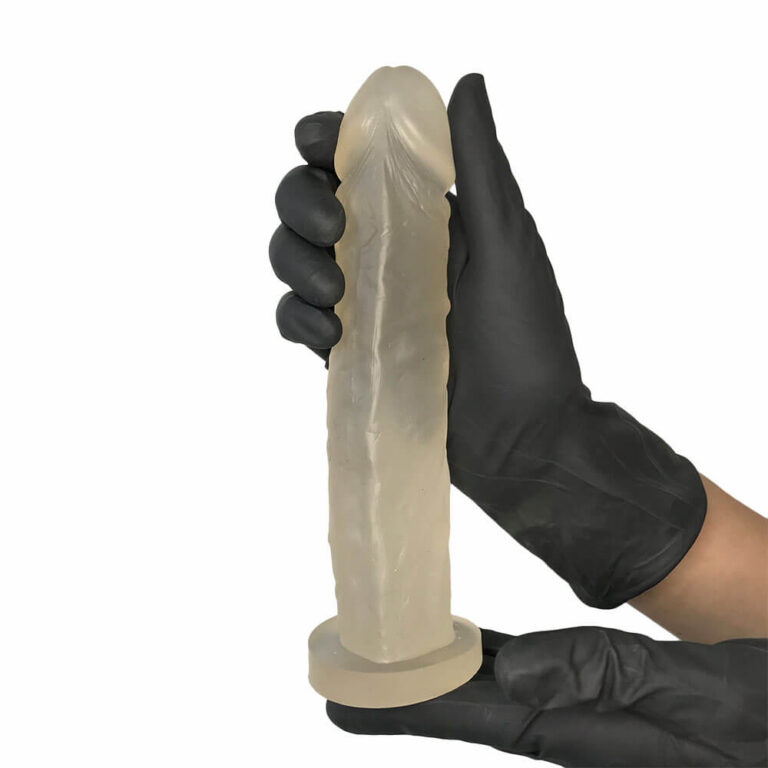 Pênis Grande 19cm x 3,8cm Colorido Transparente - Imagem 7