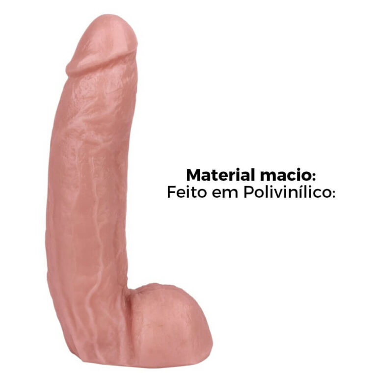 Pênis Grande 26,5cm x 6cm Bege - Imagem 10