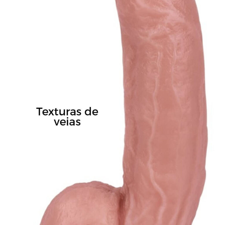 Pênis Grande 26,5cm x 6cm Bege - Imagem 11