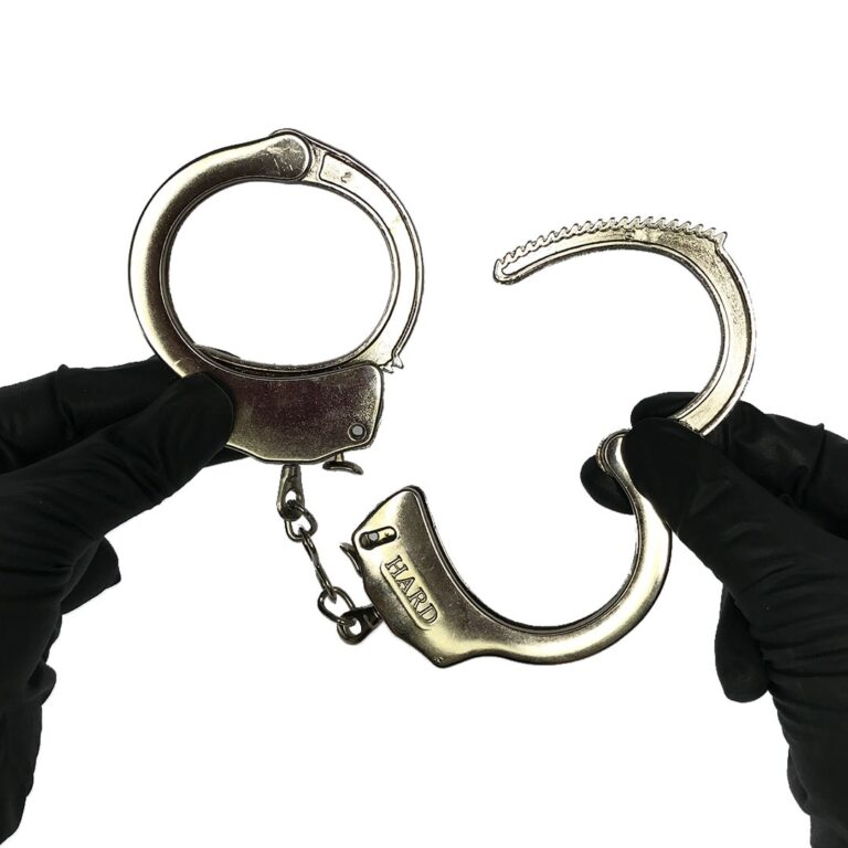 Algema de Metal Cromada com Chave - Imagem 3