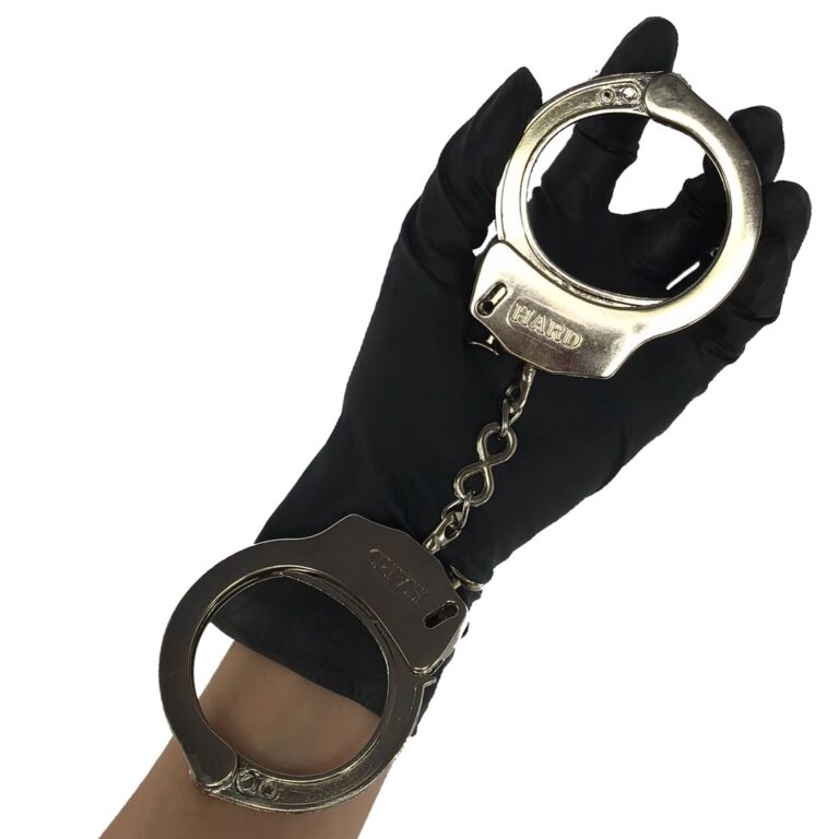 Algema de Metal Cromada com Chave - Imagem 4