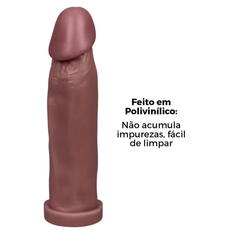 Pênis Grande 22cm x 5cm Marrom - Imagem 8