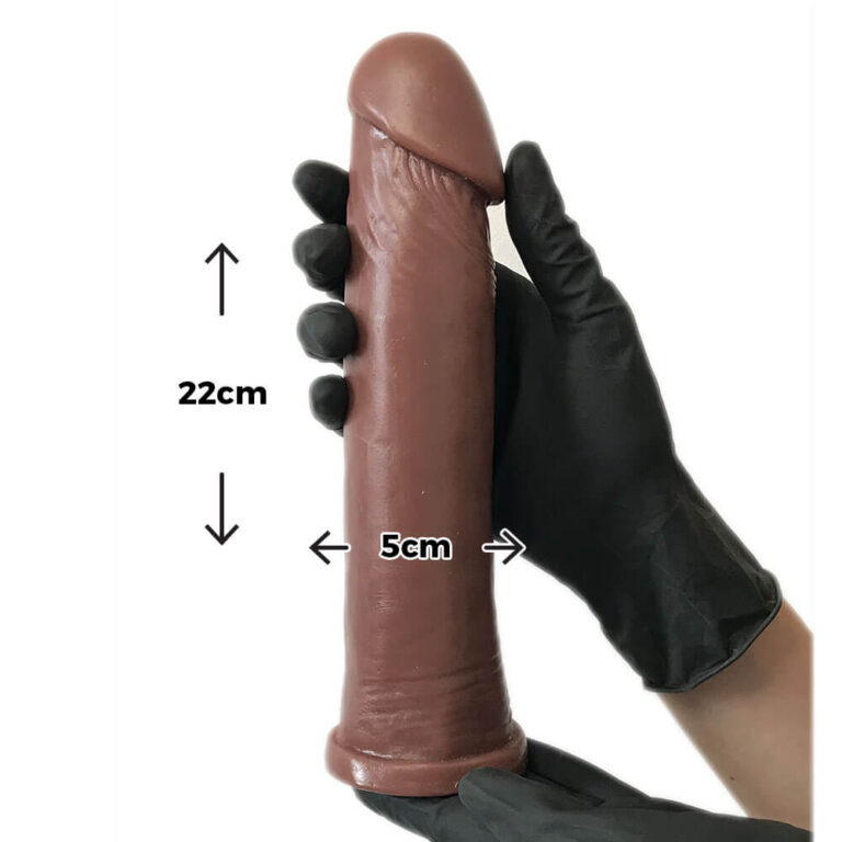 Pênis Grande 22cm x 5cm Marrom - Imagem 3