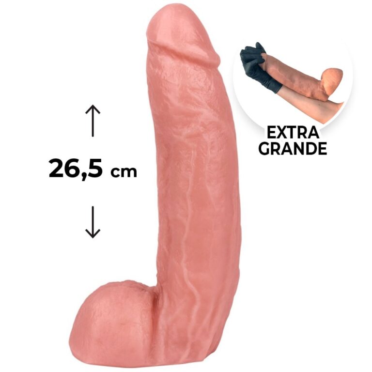 Pênis Grande 26,5cm x 6cm Bege