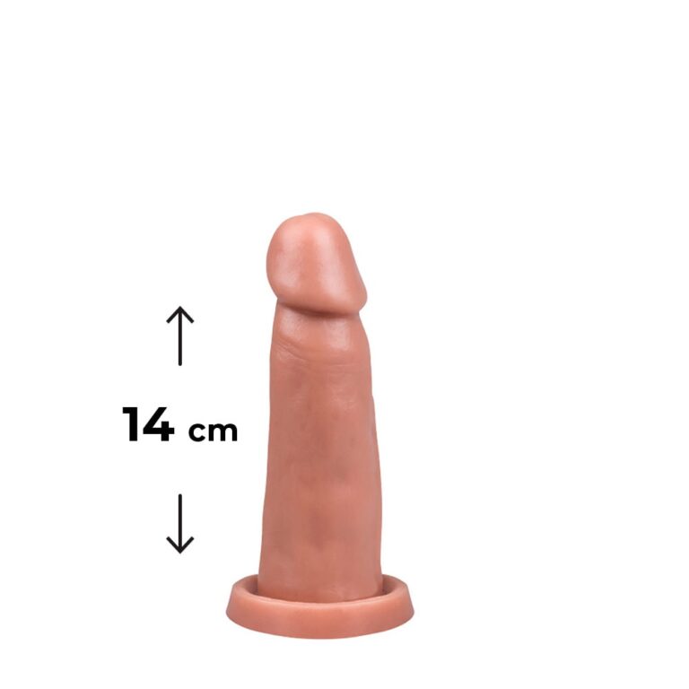 Pênis Médio 14cm x 3,5cm Bege