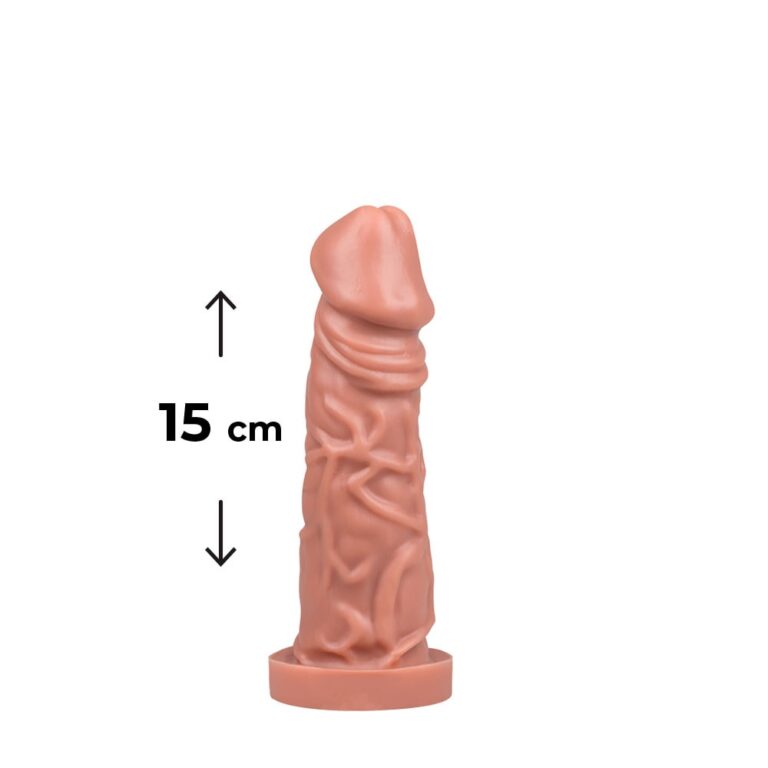 Pênis Médio 15cm x 4cm Bege