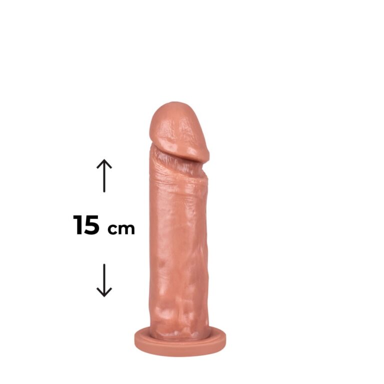 Pênis Médio 15cm x 3,7cm Bege