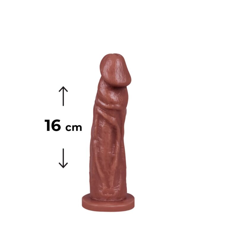 Pênis Médio 16cm x 3,4cm Marrom