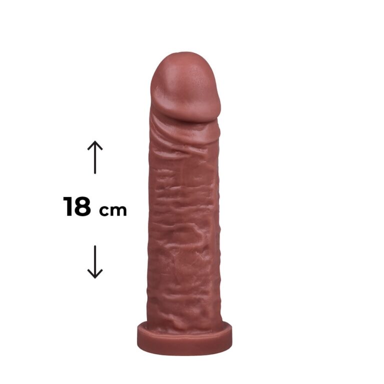 Pênis Grande 18cm x 4,5cm Marrom
