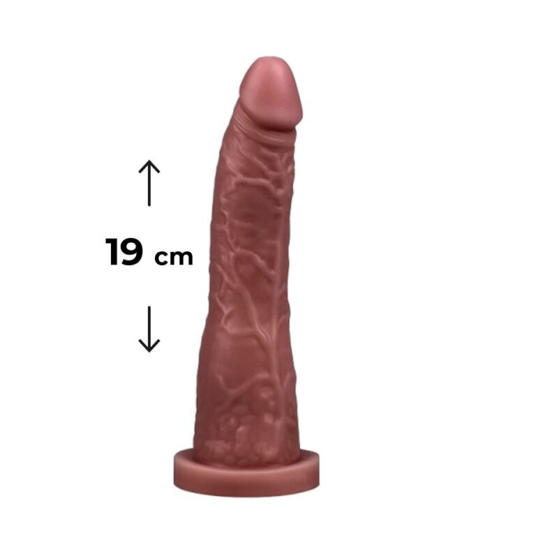 Pênis Grande 19cm x 3,8cm Marrom