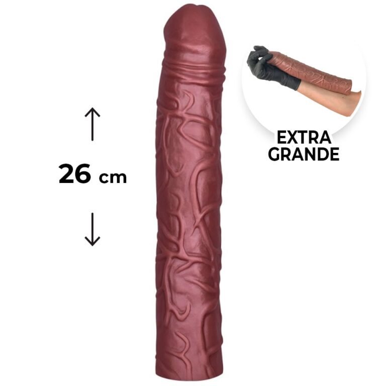 Pênis Grande 26cm x 4cm Marrom