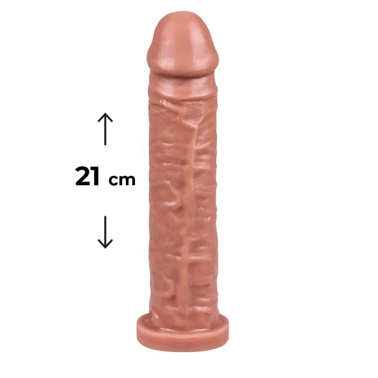 Pênis Grande 21cm x 4,5cm Bege