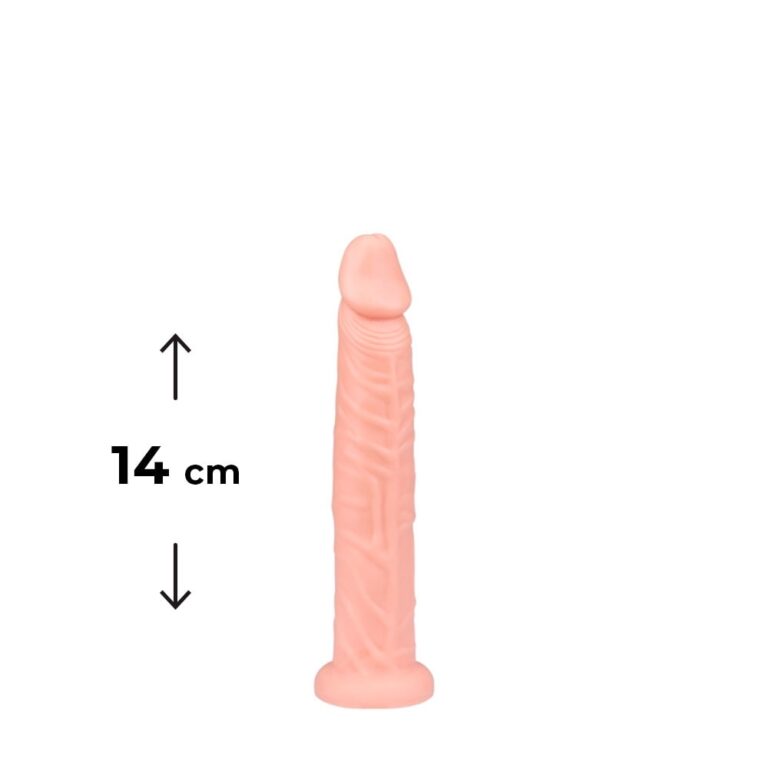 Pênis Pequeno 14cm x 2,5cm Bege