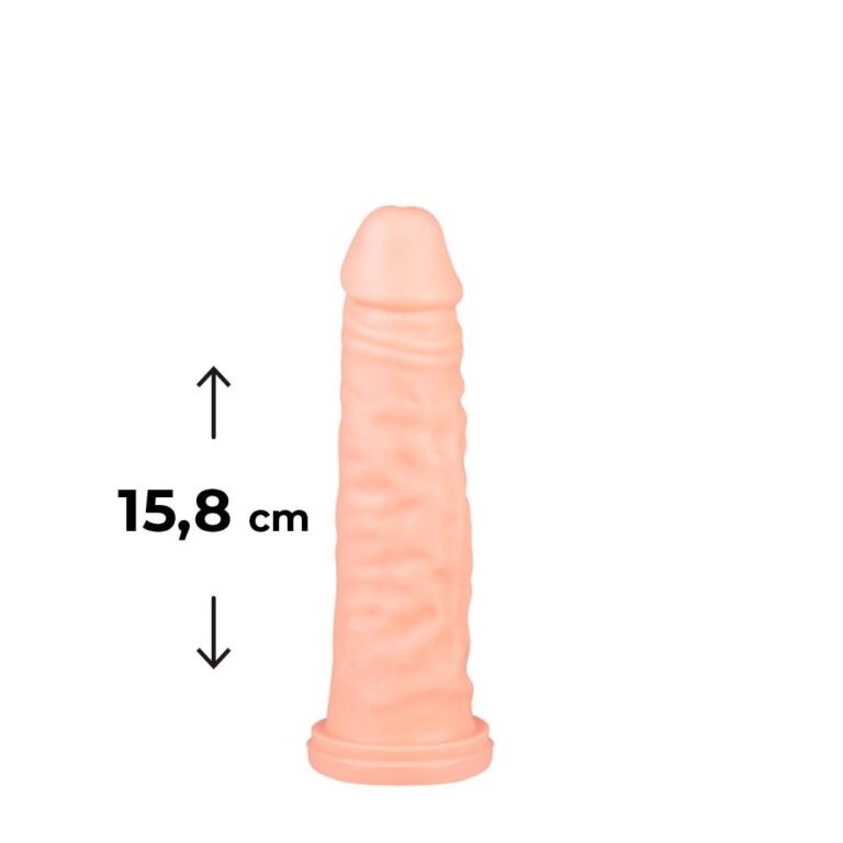 Pênis Médio 15,8cm x 3,6cm Bege