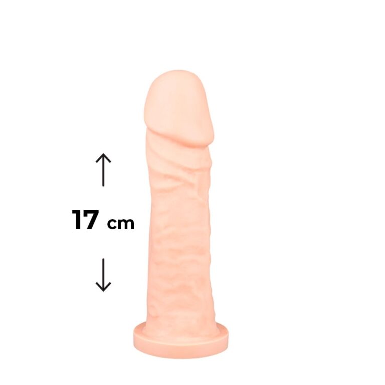 Pênis Médio 17cm x 4cm Bege