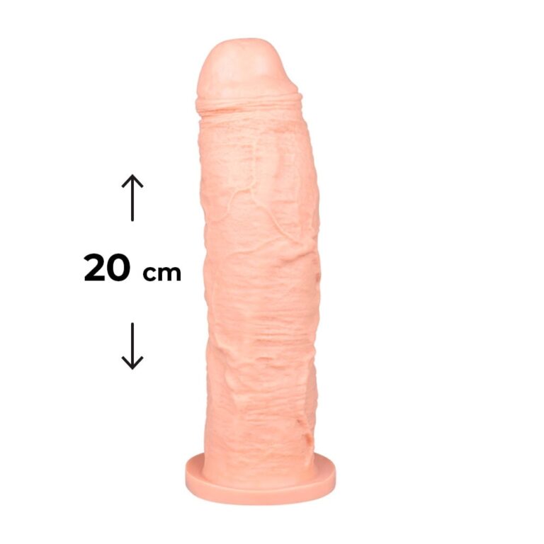 Pênis Grande 20cm x 5,5cm Bege