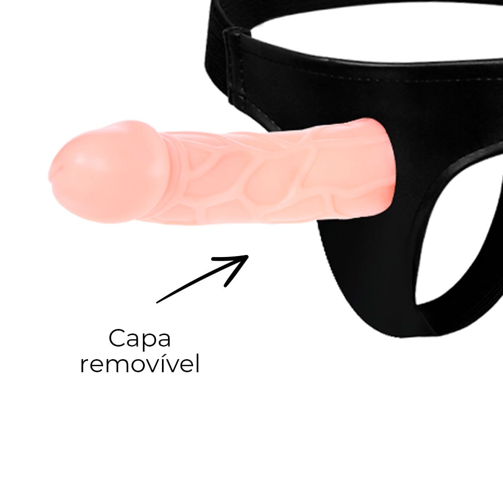 Capa Peniana OCA com Cinta 15,5cm x 4cm Bege (Semi Rígida) - Imagem 12