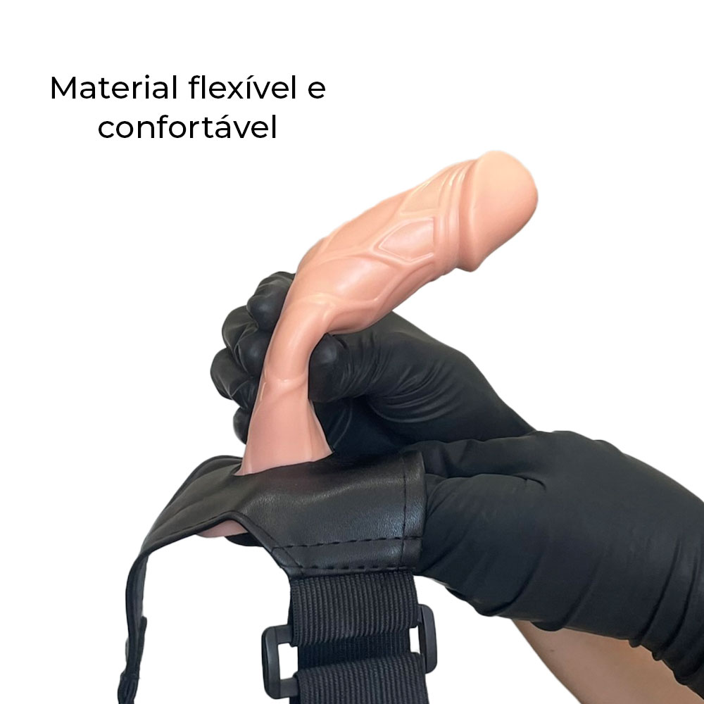 Capa Peniana OCA com Cinta 15,5cm x 4cm Bege (Semi Rígida) - Imagem 7