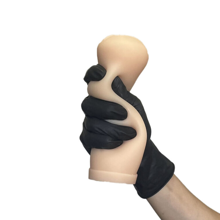 Masturbador masculino formato boca com túnel interno texturizado 16cm x 6,5cm - Imagem 11