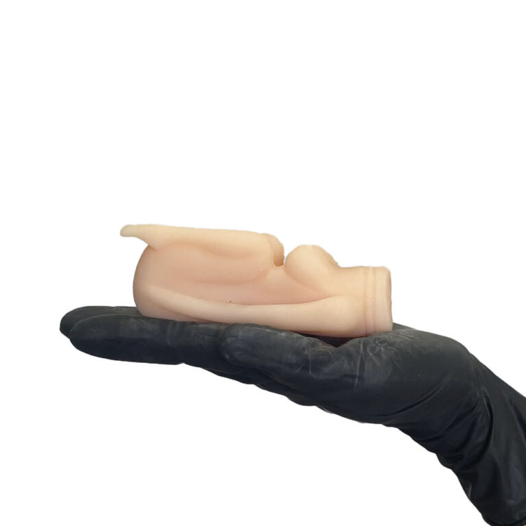 Masturbador masculino vagina com túnel interno texturizado 11,5cm x 4,5cm - Imagem 7