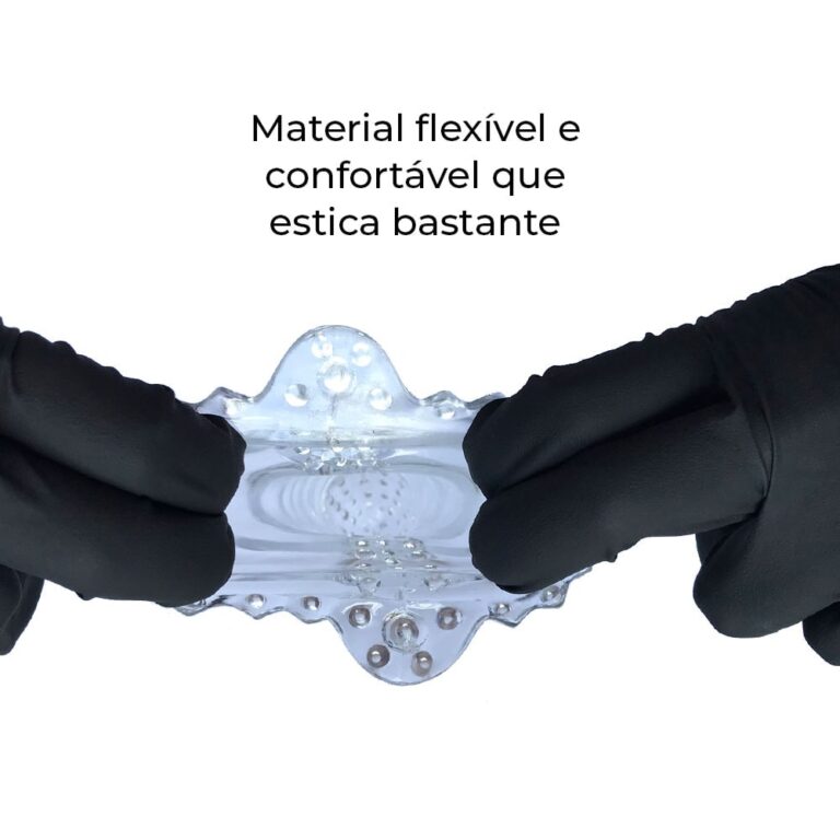 Capa Peniana 14cm x 4cm para Aumentar ou Engrossar o Pênis Transparente - Imagem 5