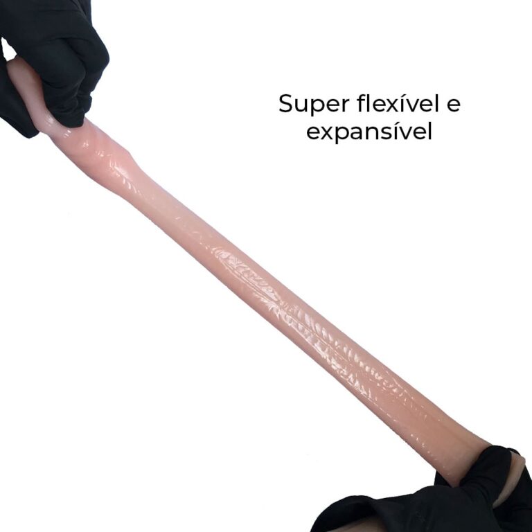 Capa Peniana 17cm x 4cm para Aumentar ou Engrossar o Pênis Bege - Imagem 5
