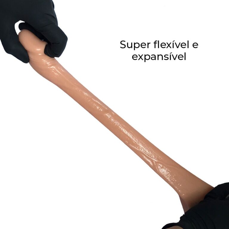 Capa Peniana 21cm x 3,2cm para Aumentar ou Engrossar o Pênis Bege - Imagem 6
