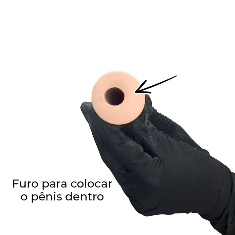 Capa Peniana 16cm x 4cm Realista/Cyberskin para Aumentar ou Engrossar o Pênis Bege - Imagem 10