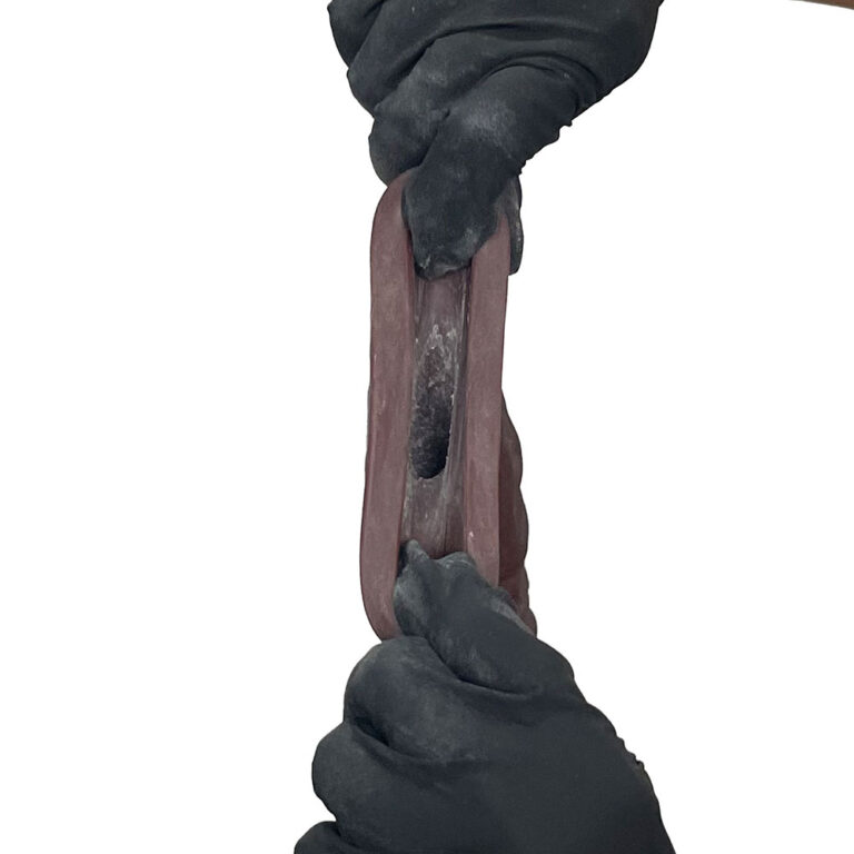 Capa Peniana 16cm x 4cm Realista/Cyberskin para Aumentar ou Engrossar o Pênis Marrom - Imagem 16