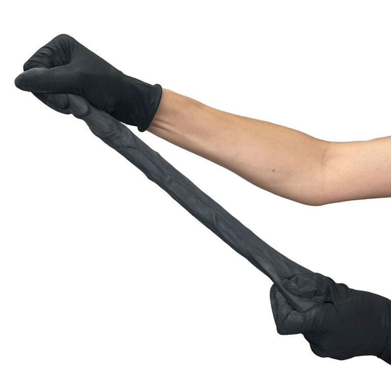 Capa Peniana 16cm x 4cm Realista/Cyberskin para Aumentar ou Engrossar o Pênis Preta - Imagem 14