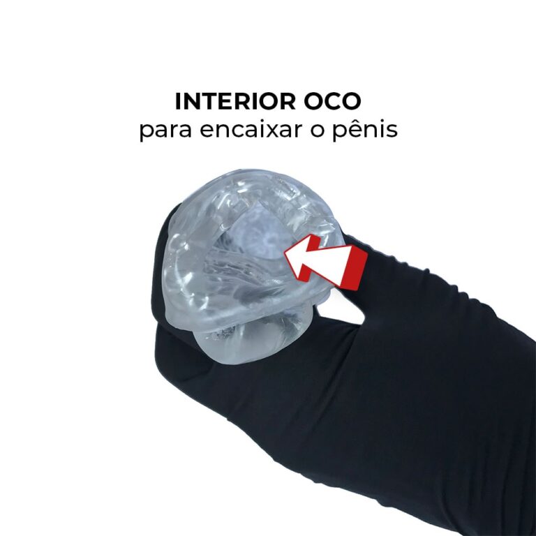 Capa Peniana 21cm x 3,8cm para Aumentar ou Engrossar o Pênis Transparente com Anel para Escroto - Imagem 5