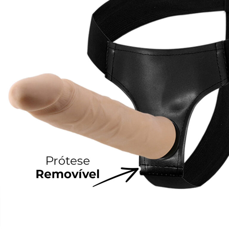 Cinta Peniana Cyberskin com Vértebra Interna 22cm x 4,5cm - Imagem 8