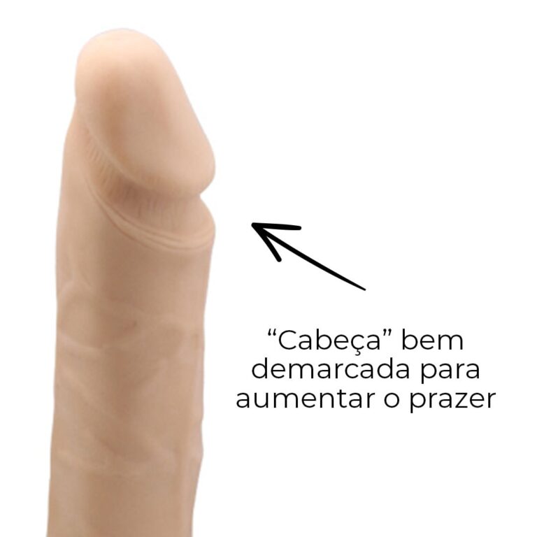 Cinta Peniana Cyberskin com Vértebra Interna 22cm x 4,5cm - Imagem 7