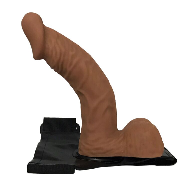 Cinta Peniana Cyberskin com Vértebra Interna 20,5cm x 4cm - Imagem 15