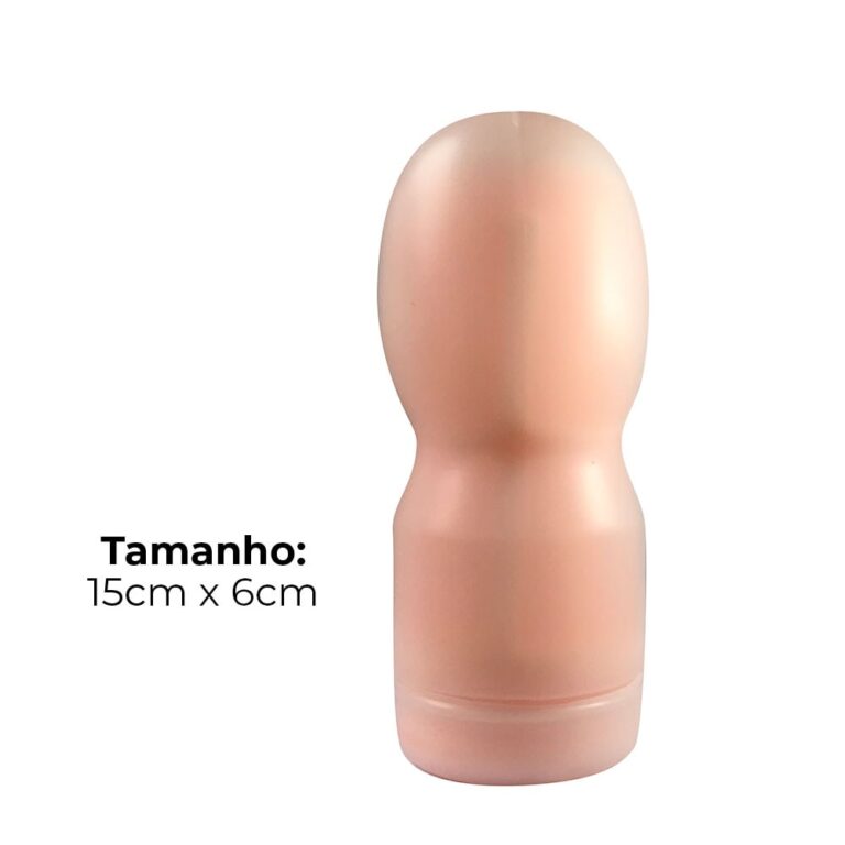 Masturbador masculino vagina com túnel interno texturizado 15cm x 6cm - Imagem 3
