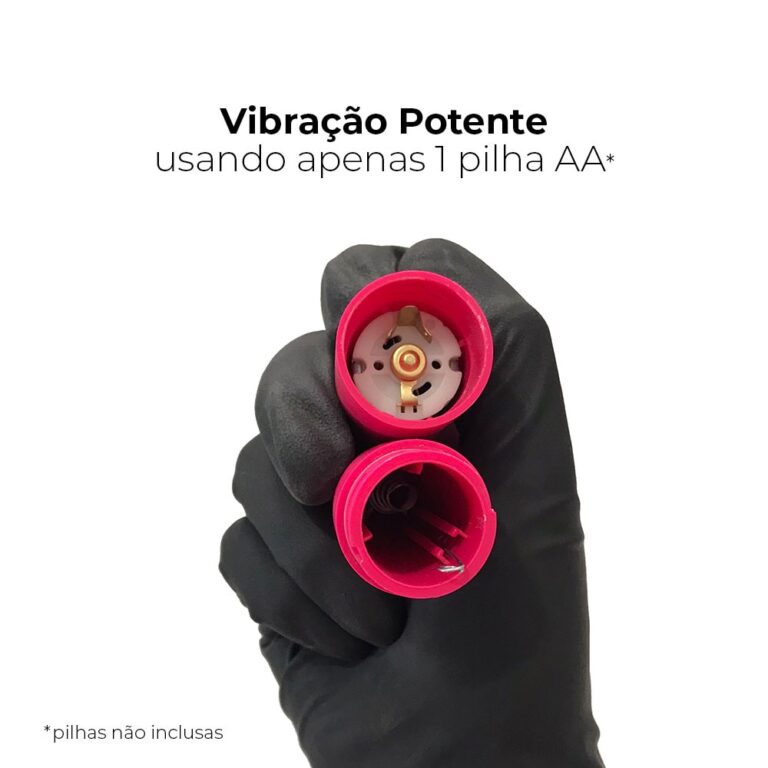 Vibrador Ponto G, aveludado com ponta levemente curvada 12cm x 3cm - Imagem 8