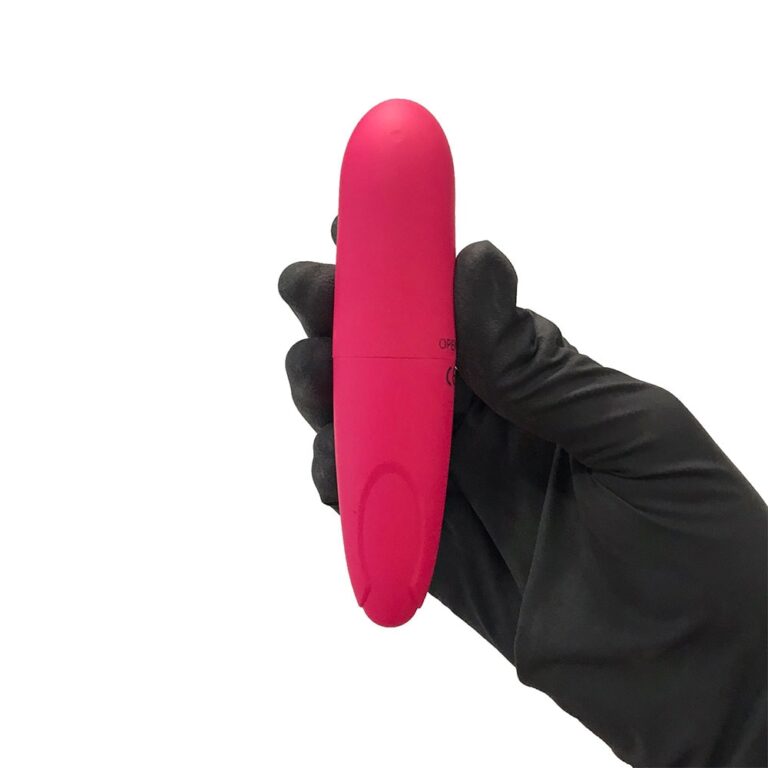 Vibrador Ponto G, aveludado com ponta levemente curvada 12cm x 3cm - Imagem 10