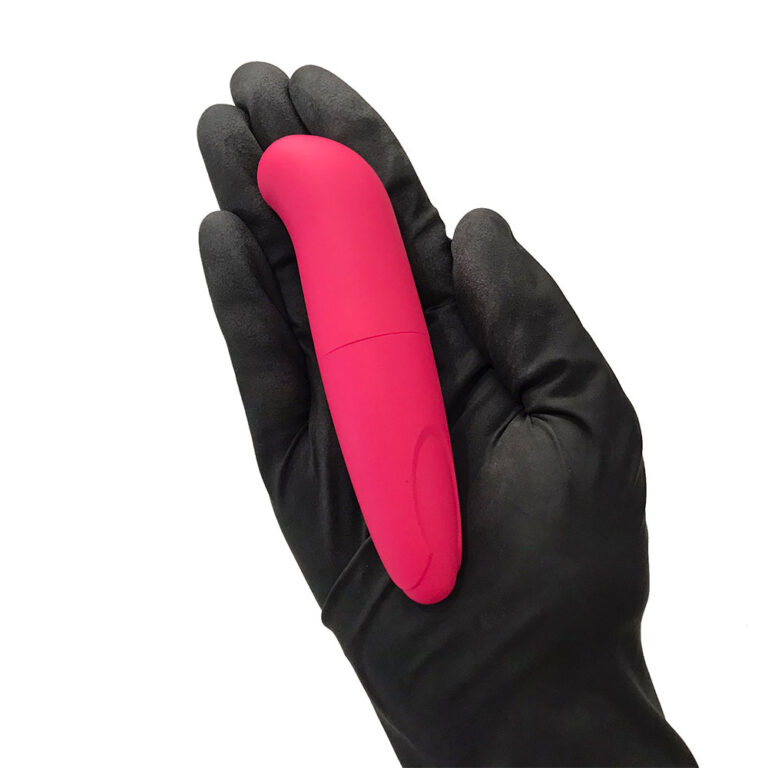 Vibrador Ponto G, aveludado com ponta levemente curvada 12cm x 3cm - Imagem 13