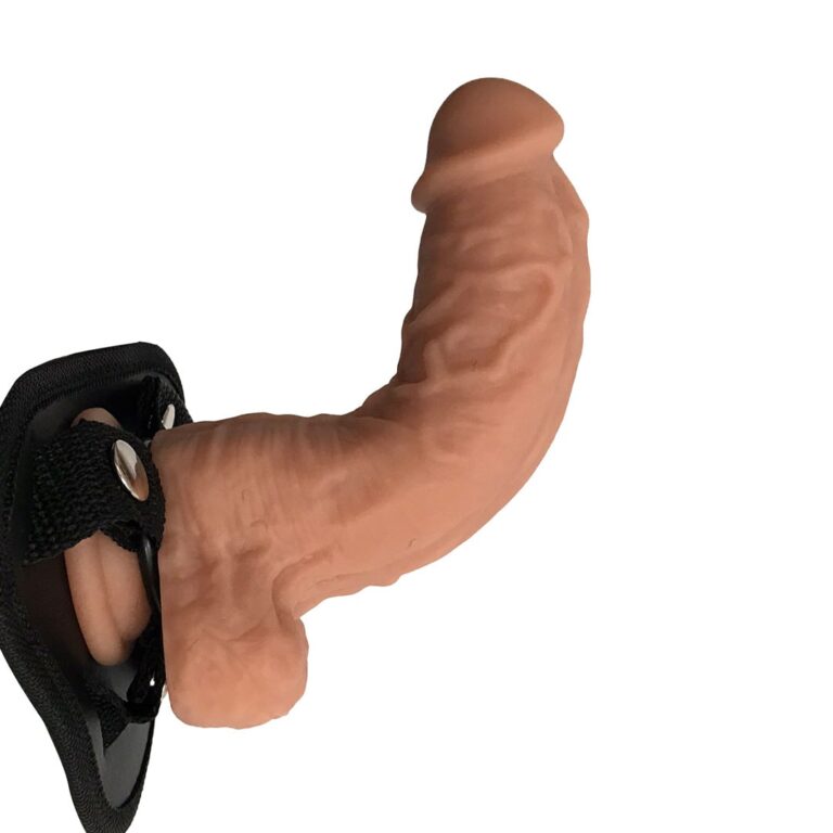 Cinta Peniana MARS DILDO Cyberskin com Vértebra Interna 17cm x 3,5cm - Imagem 11