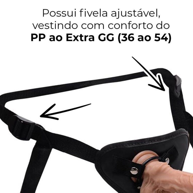 Cinta Peniana MARS DILDO Cyberskin com Vértebra Interna 17cm x 3,5cm - Imagem 9