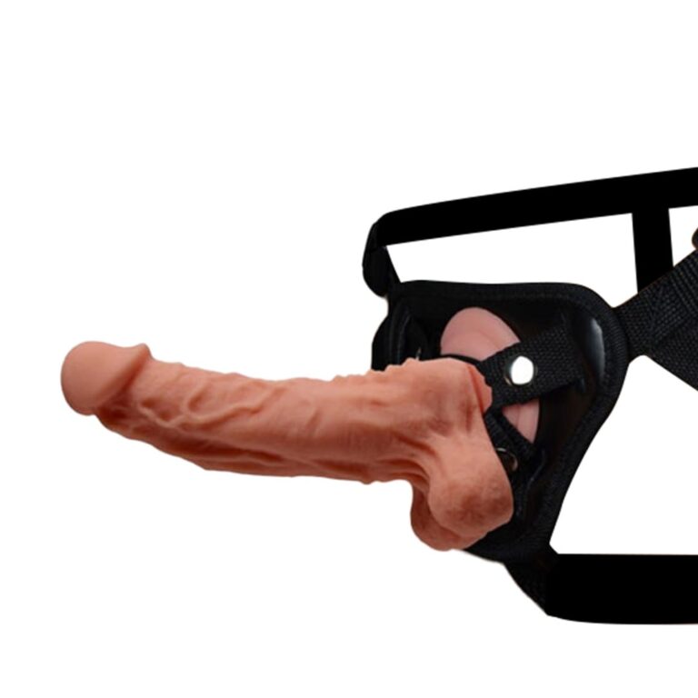 Cinta Peniana MARS DILDO Cyberskin com Vértebra Interna 17cm x 3,5cm - Imagem 12