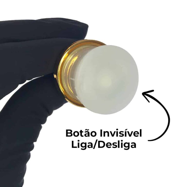 Plug Anal P com Luz de Led (3 Modos de Brilho) Dourado – Feito em ABS - Imagem 8